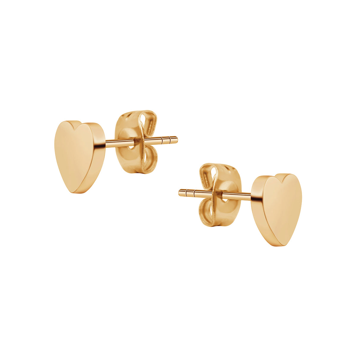 Kolczyki stalowe - serca - Moderno