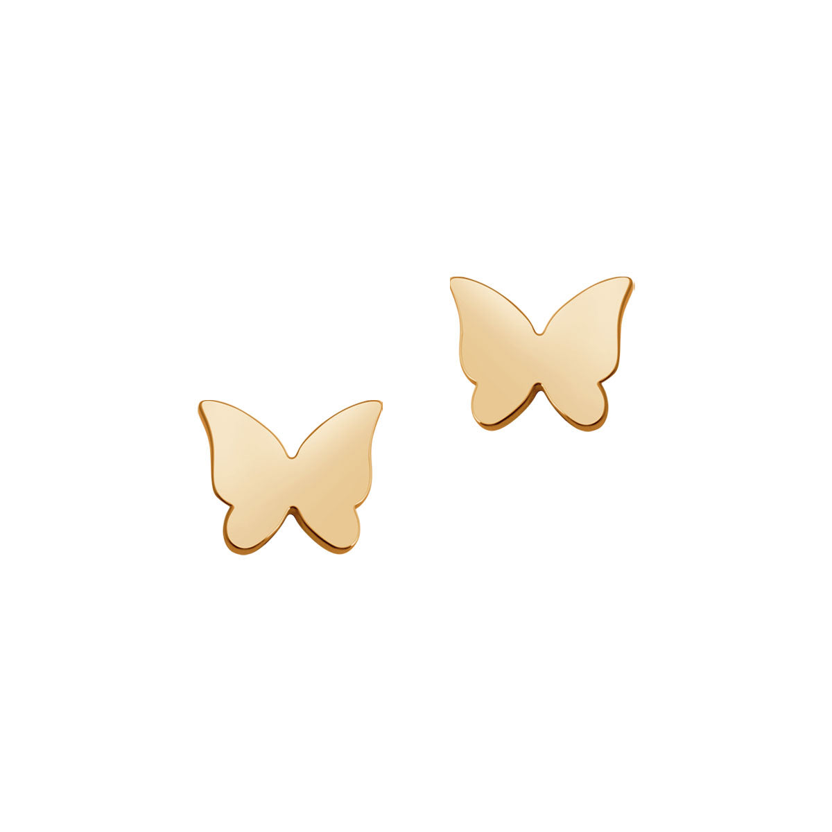 Kolczyki stalowe - motyle - Moderno