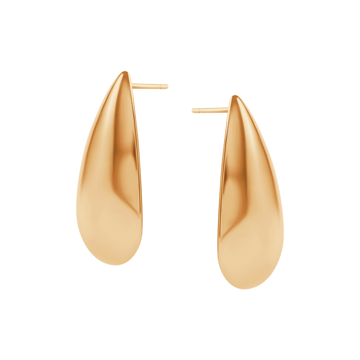 Kolczyki stalowe - łezki - Moderno