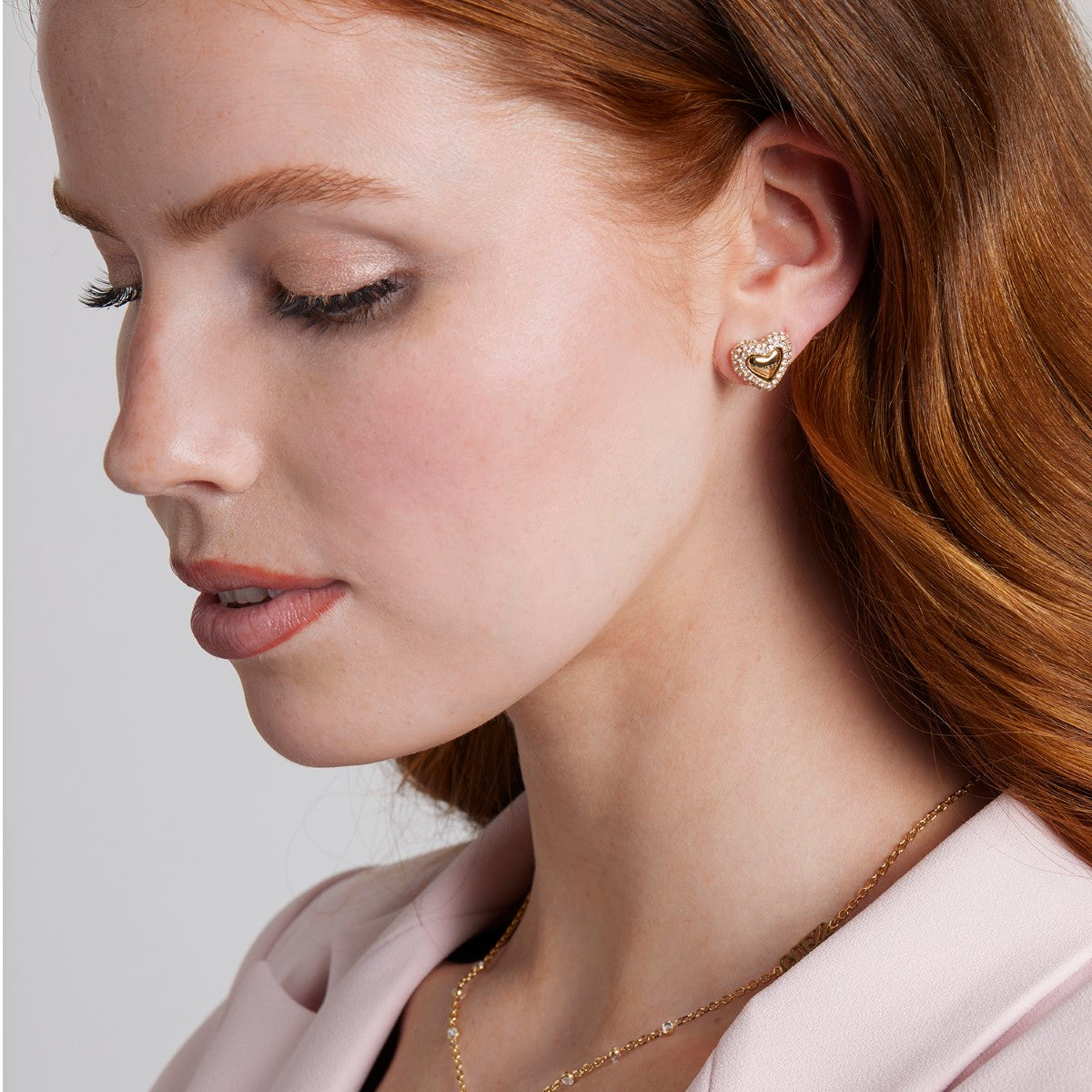 Kolczyki stalowe - serca - Guess Beloved