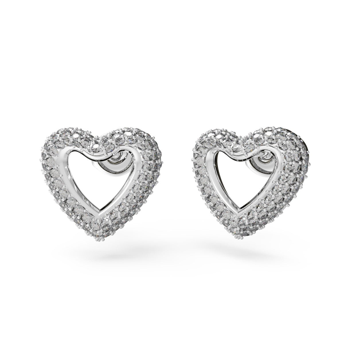 Kolczyki stalowe - serca - Guess Beloved