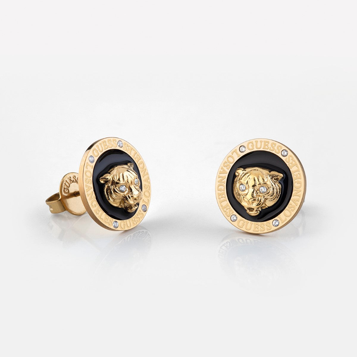 Kolczyki stalowe z cyrkoniami - Guess Daktari