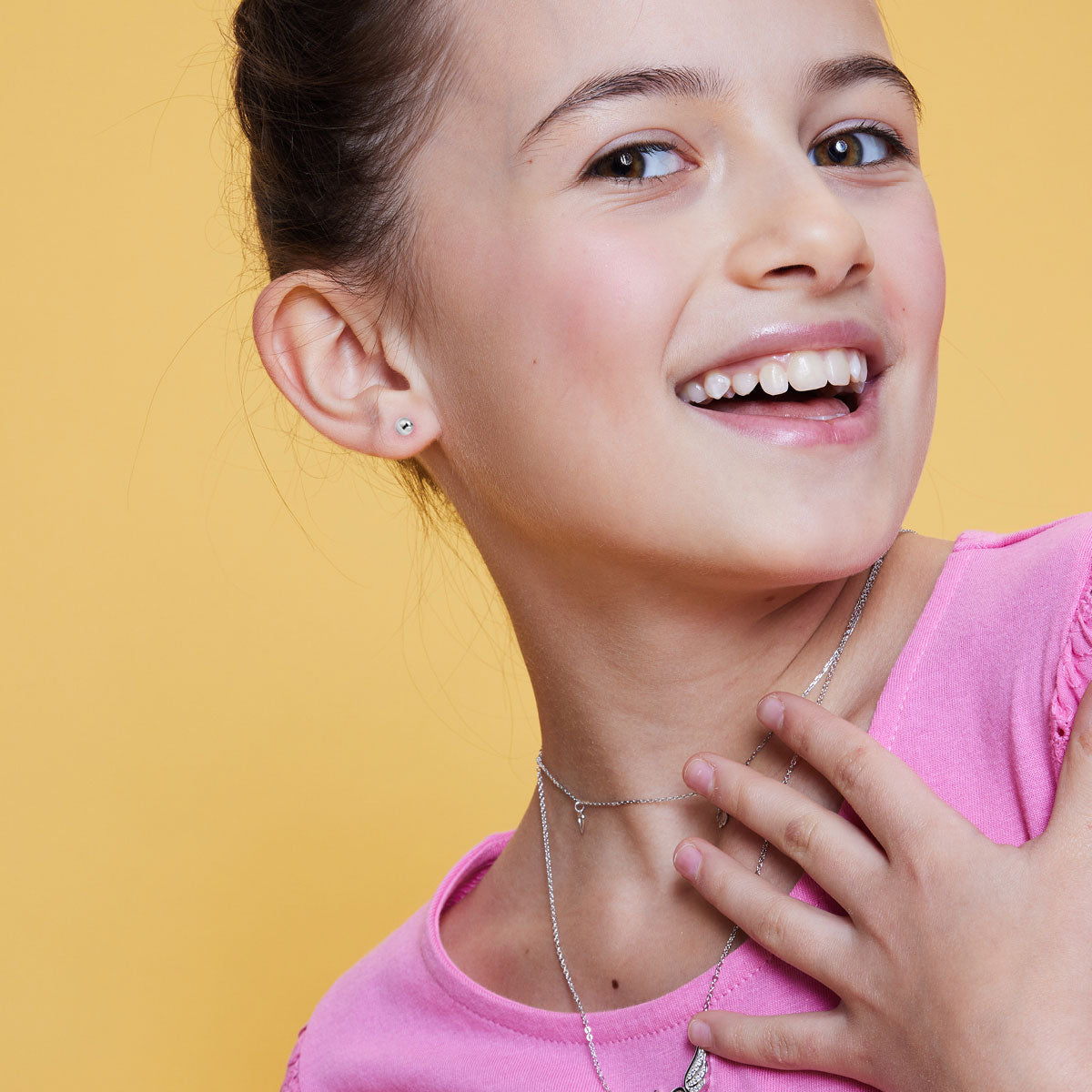 Kolczyki srebrne - kulki - Bambini