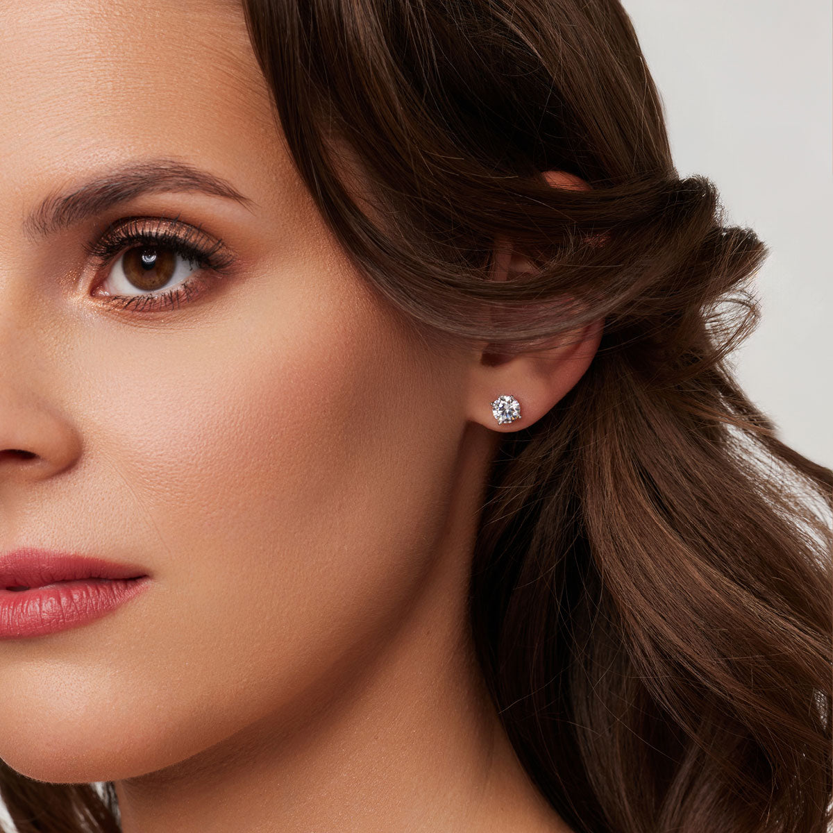 Kolczyki srebrne z cyrkoniami