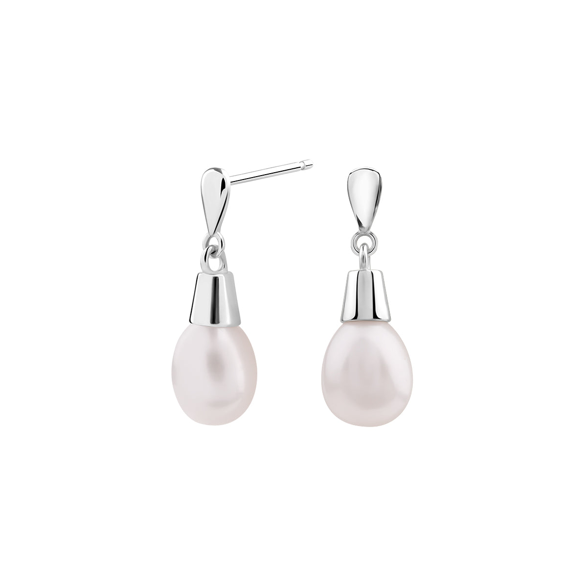 Kolczyki srebrne z perłami