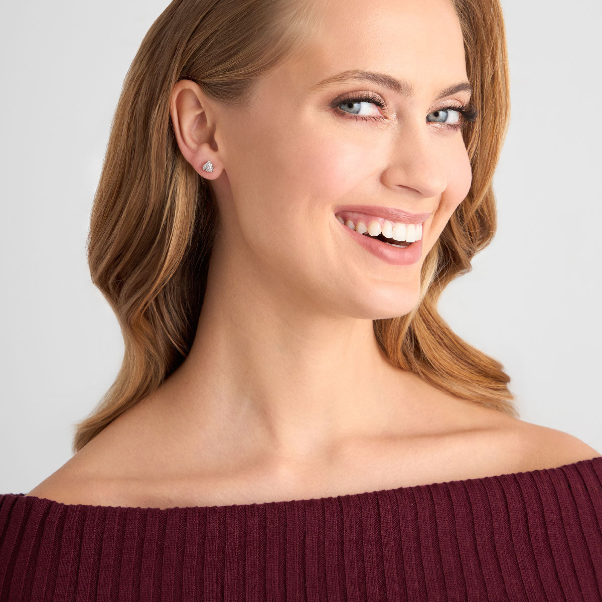 Kolczyki srebrne z cyrkoniami - Verona