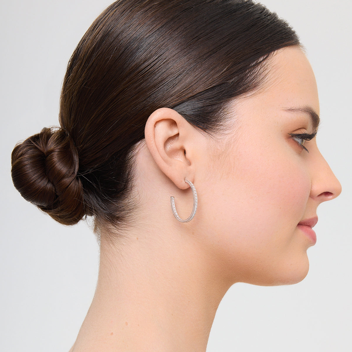 Kolczyki srebrne z cyrkoniami