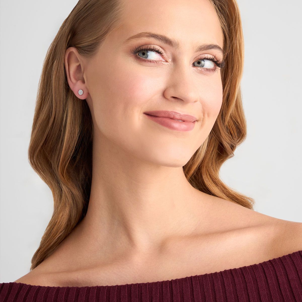 Kolczyki srebrne z cyrkoniami - Verona