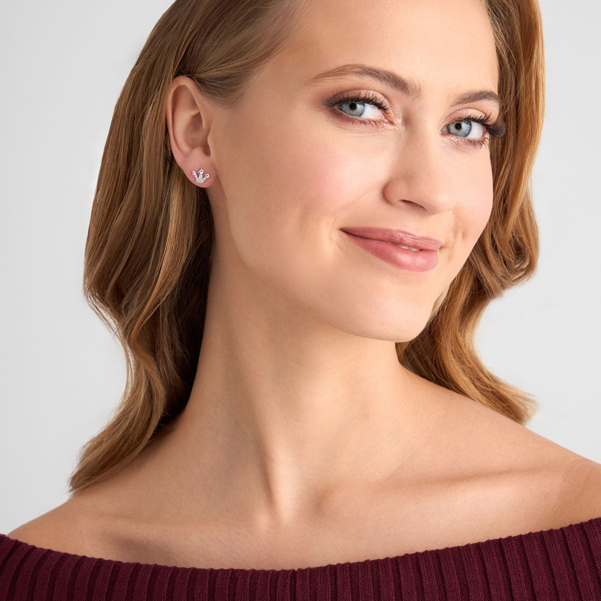 Kolczyki srebrne z cyrkoniami - Bambini - Verona