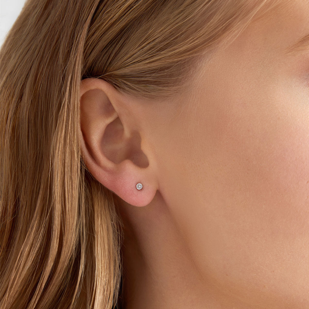 Kolczyki srebrne z cyrkonią - Verona