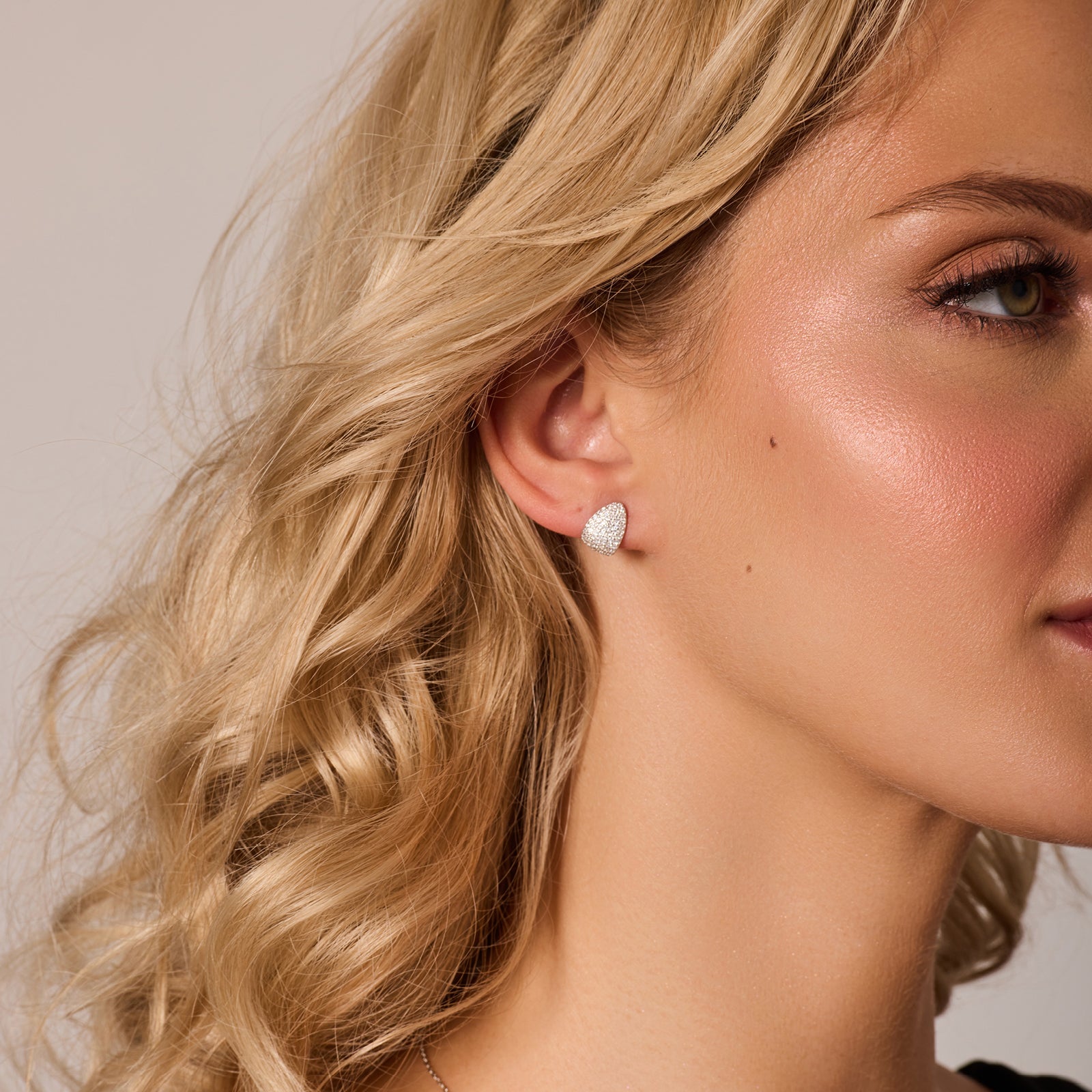 Kolczyki srebrne z cyrkoniami