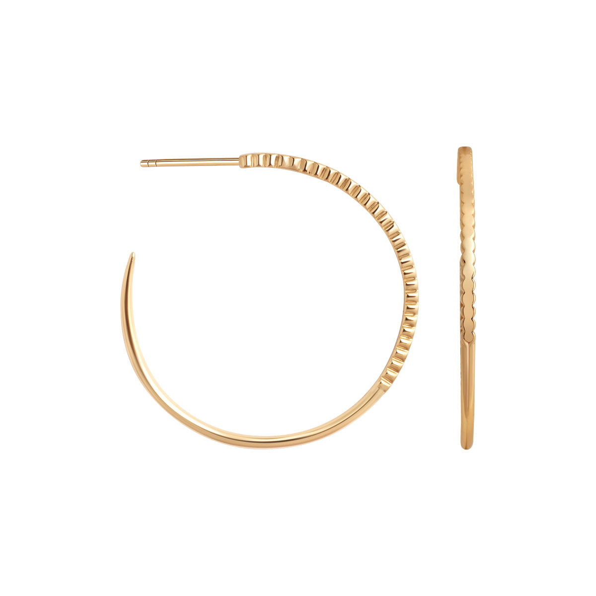 Kolczyki srebrne pozłacane