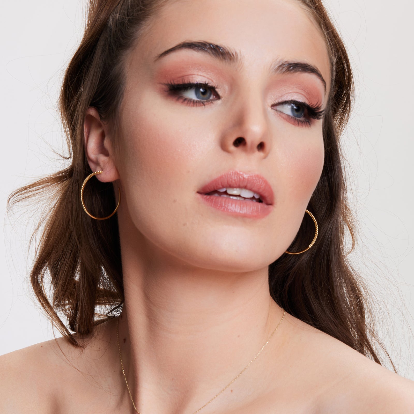 Kolczyki srebrne pozłacane