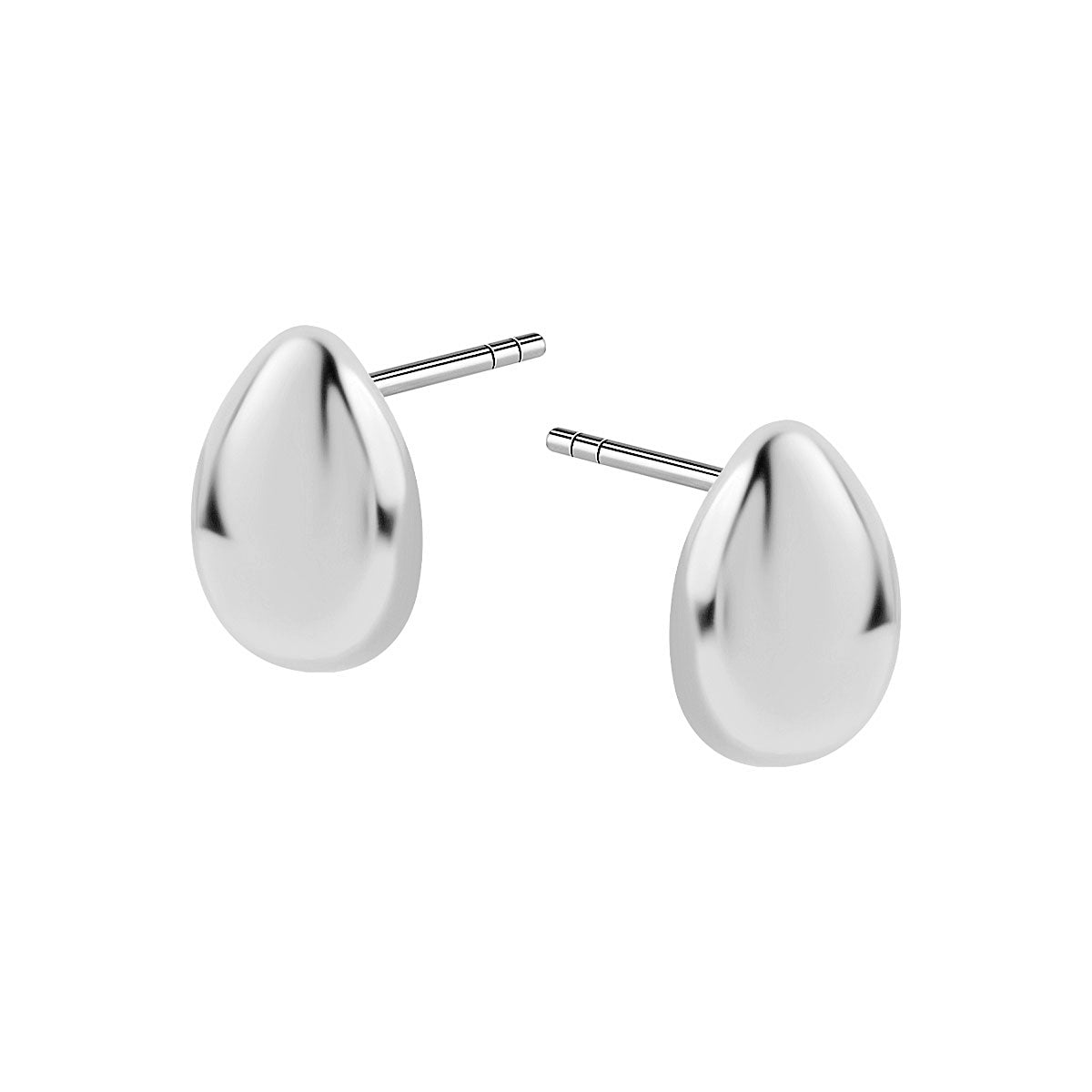 Kolczyki srebrne - krople