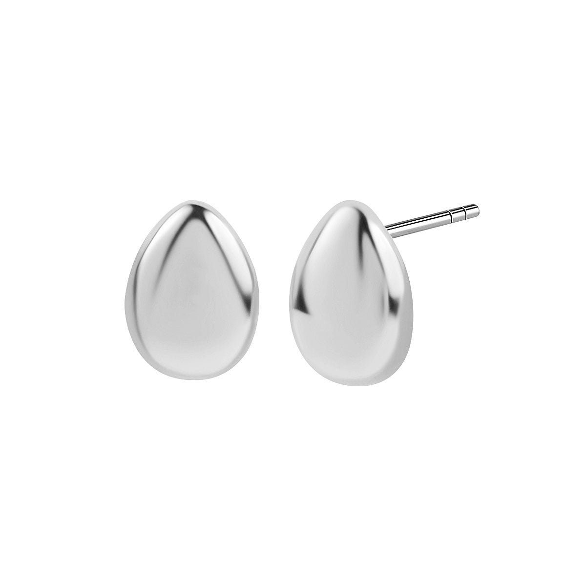 Kolczyki srebrne - krople