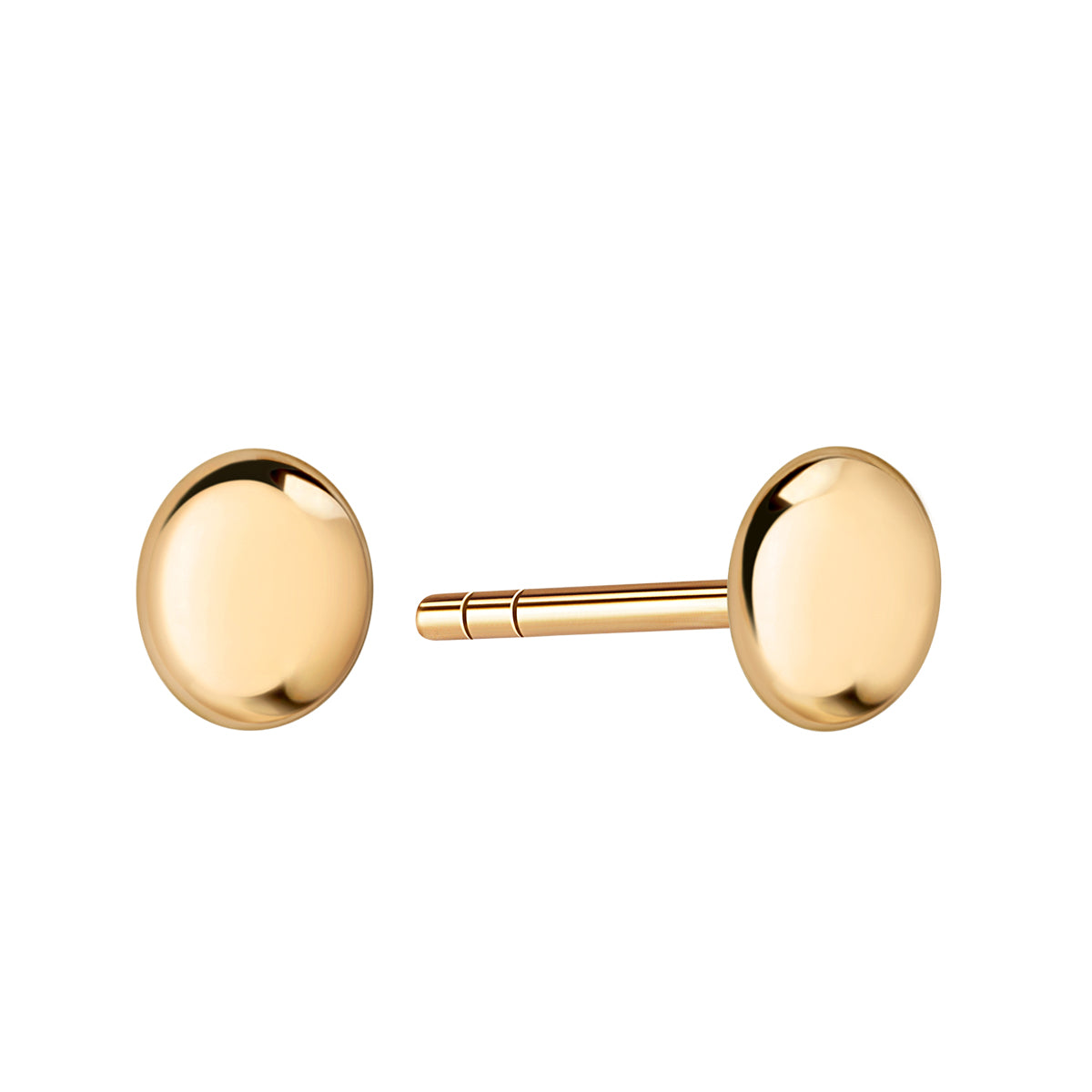 Kolczyki srebrne pozłacane - basic - Verona