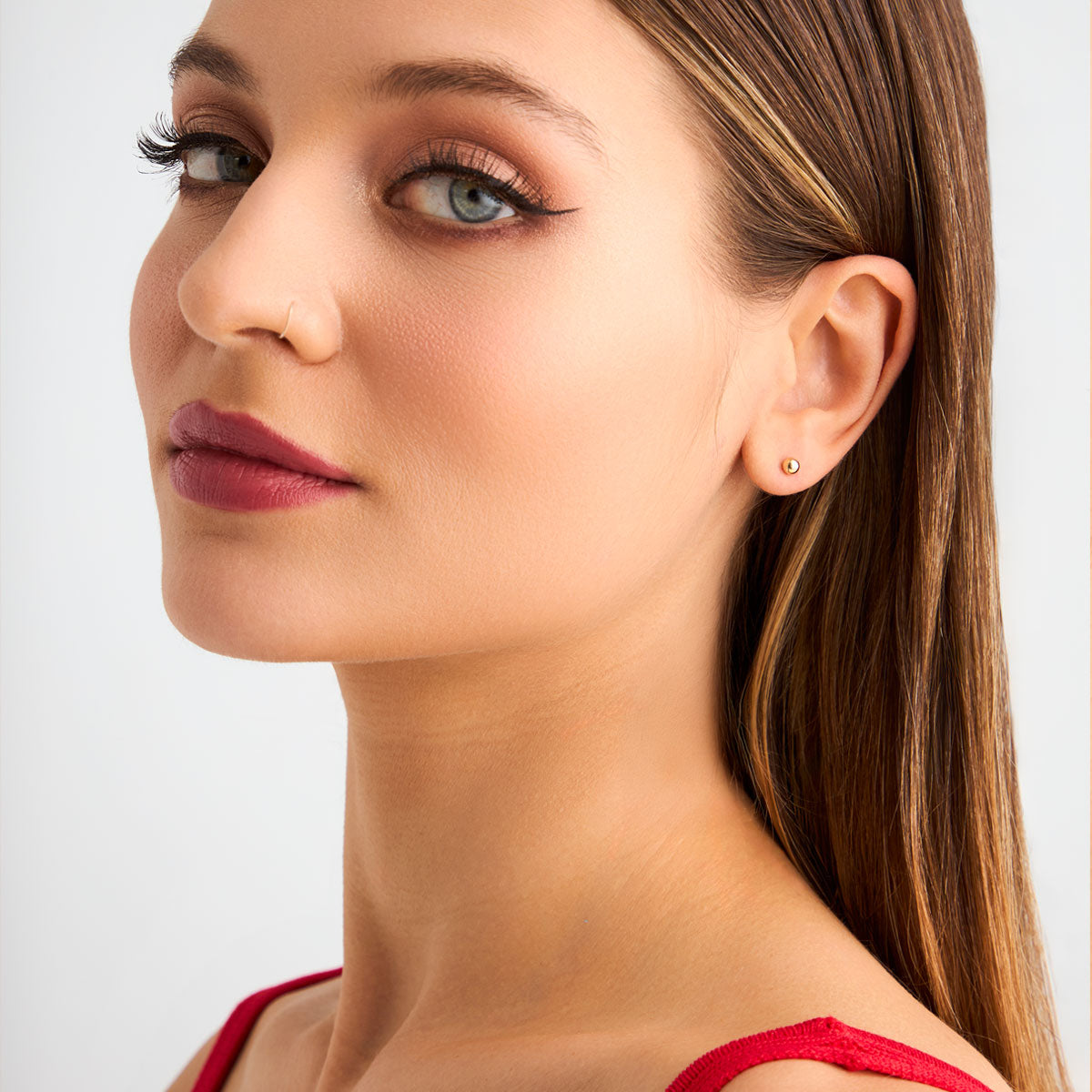 Kolczyki złote - kulki