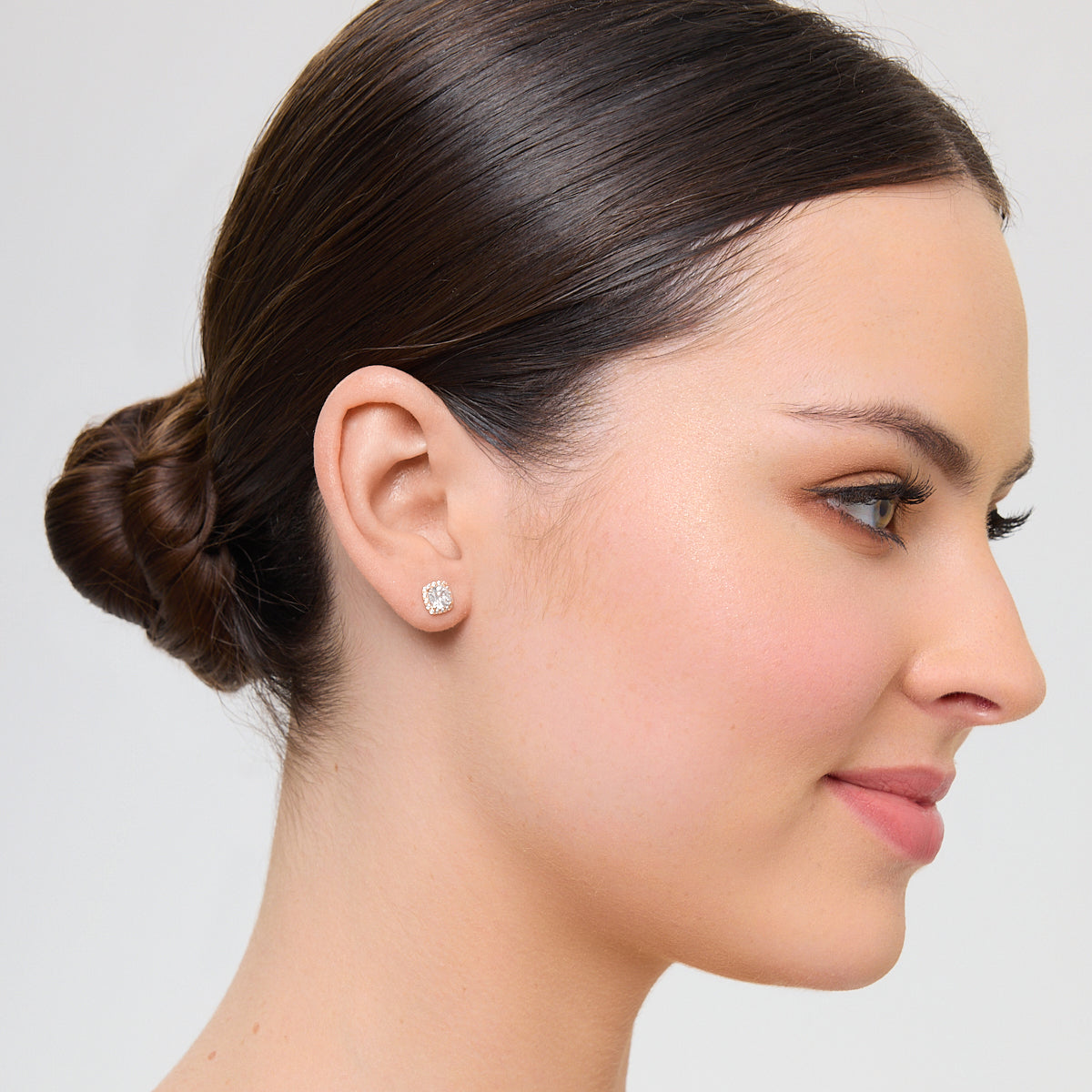 Kolczyki złote z cyrkoniami