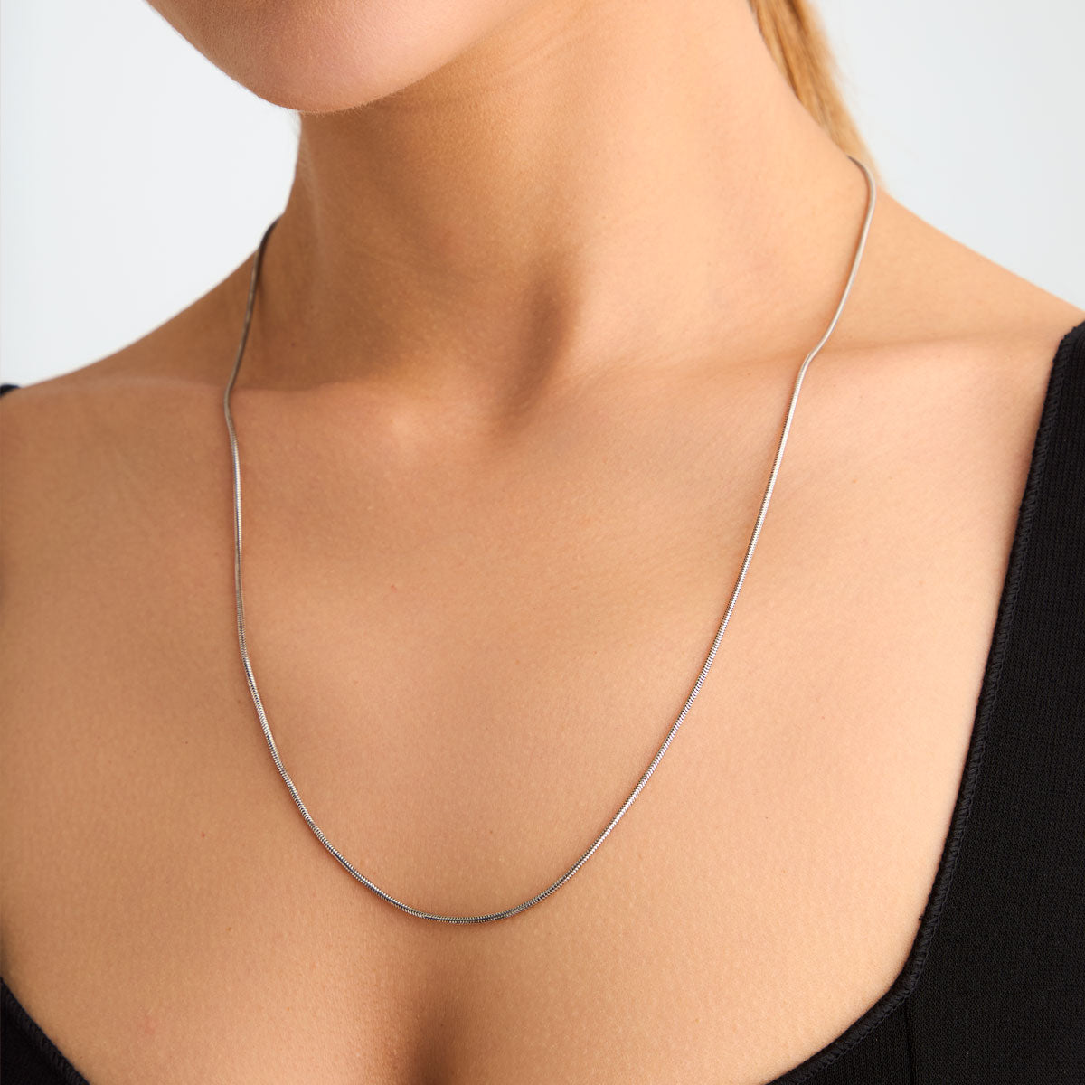 Naszyjnik stalowy - Moderno