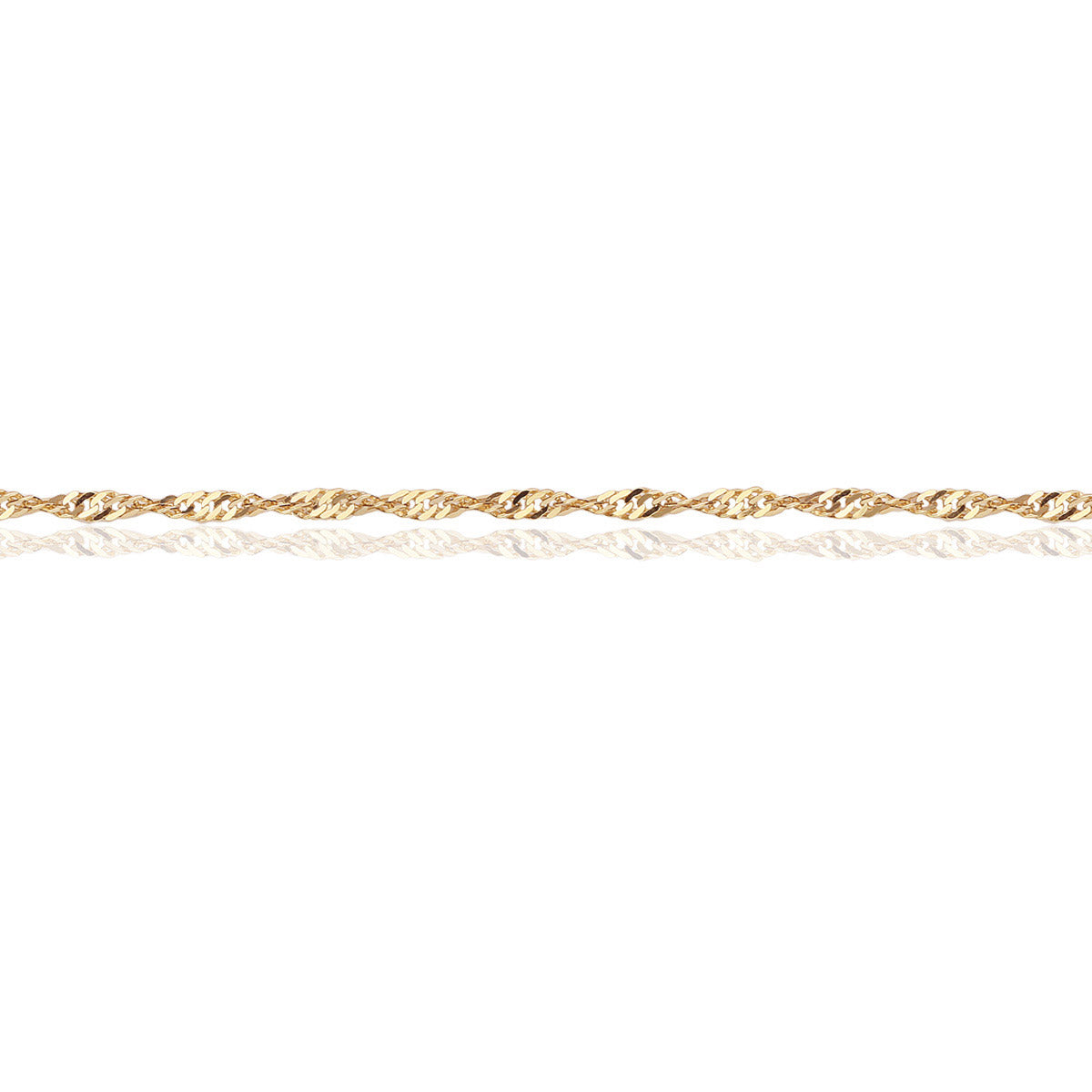 Łańcuszek złoty - 585 - 38 cm
