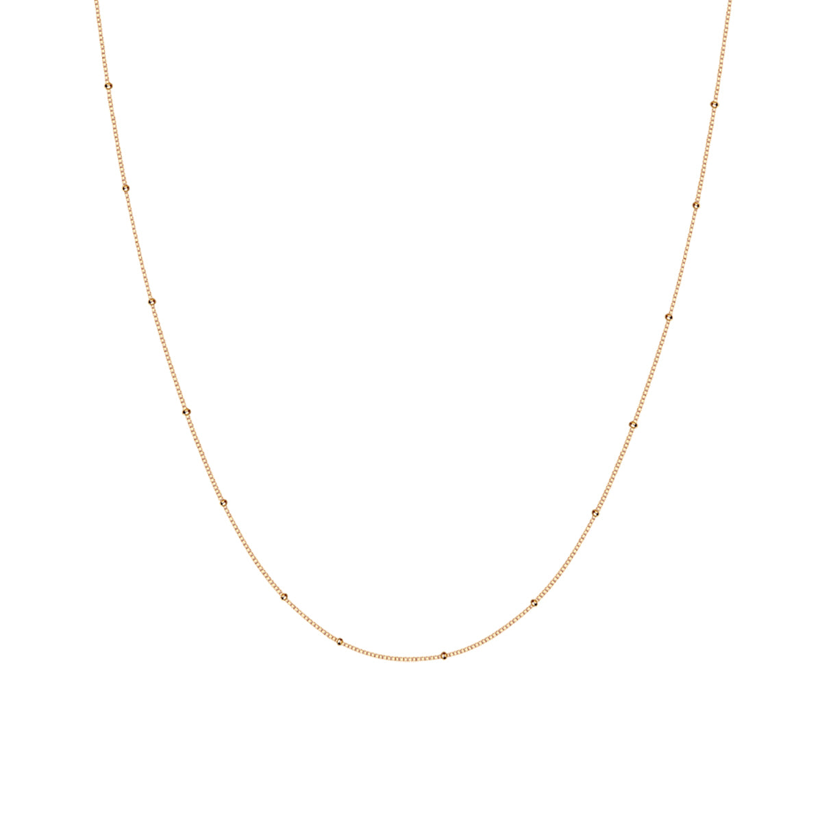 Łańcuszek złoty - kulki