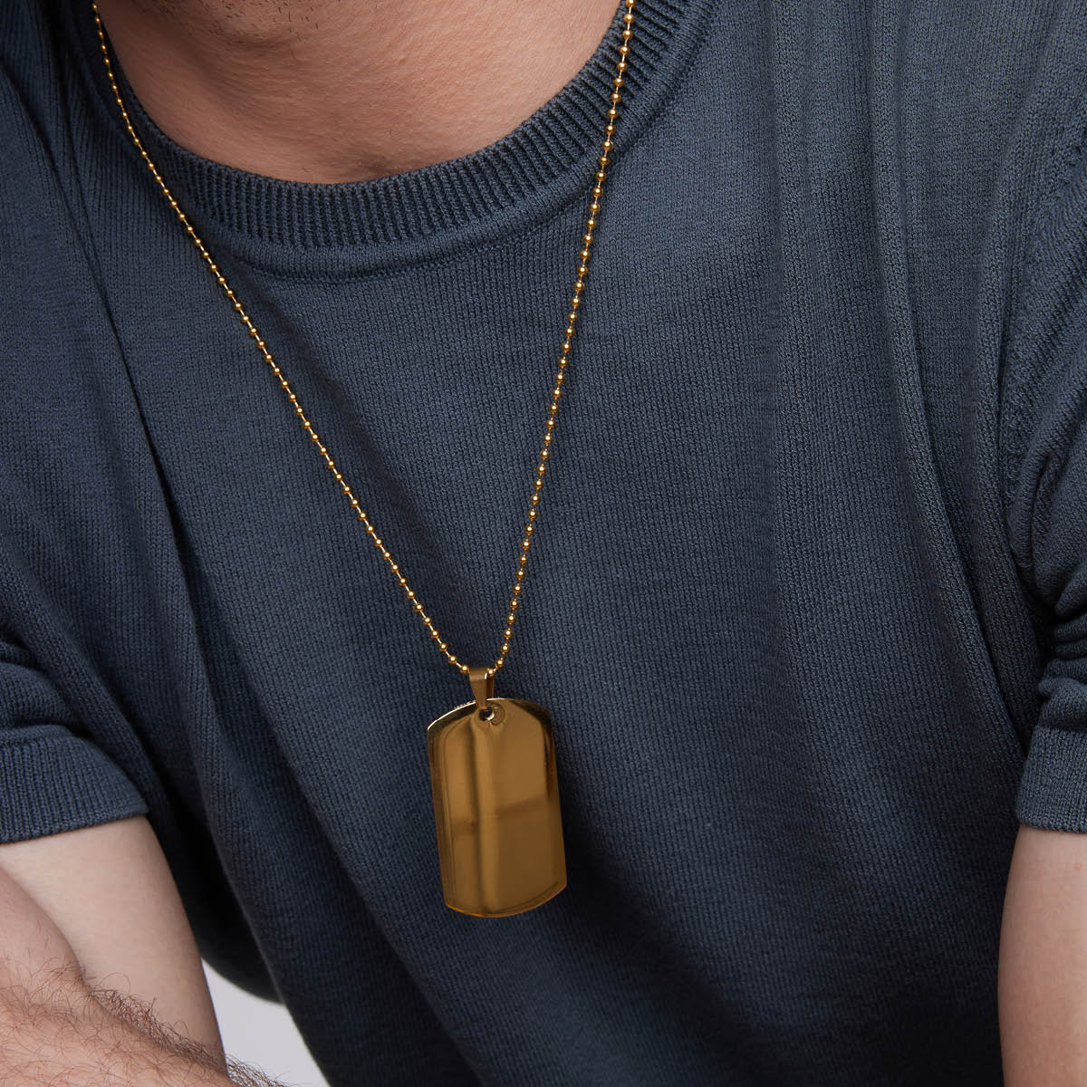 Naszyjnik stalowy - Moderno