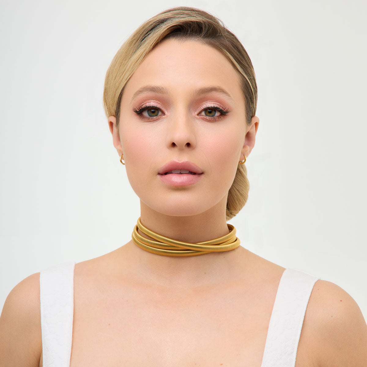 Naszyjnik stalowy - choker - Moderno