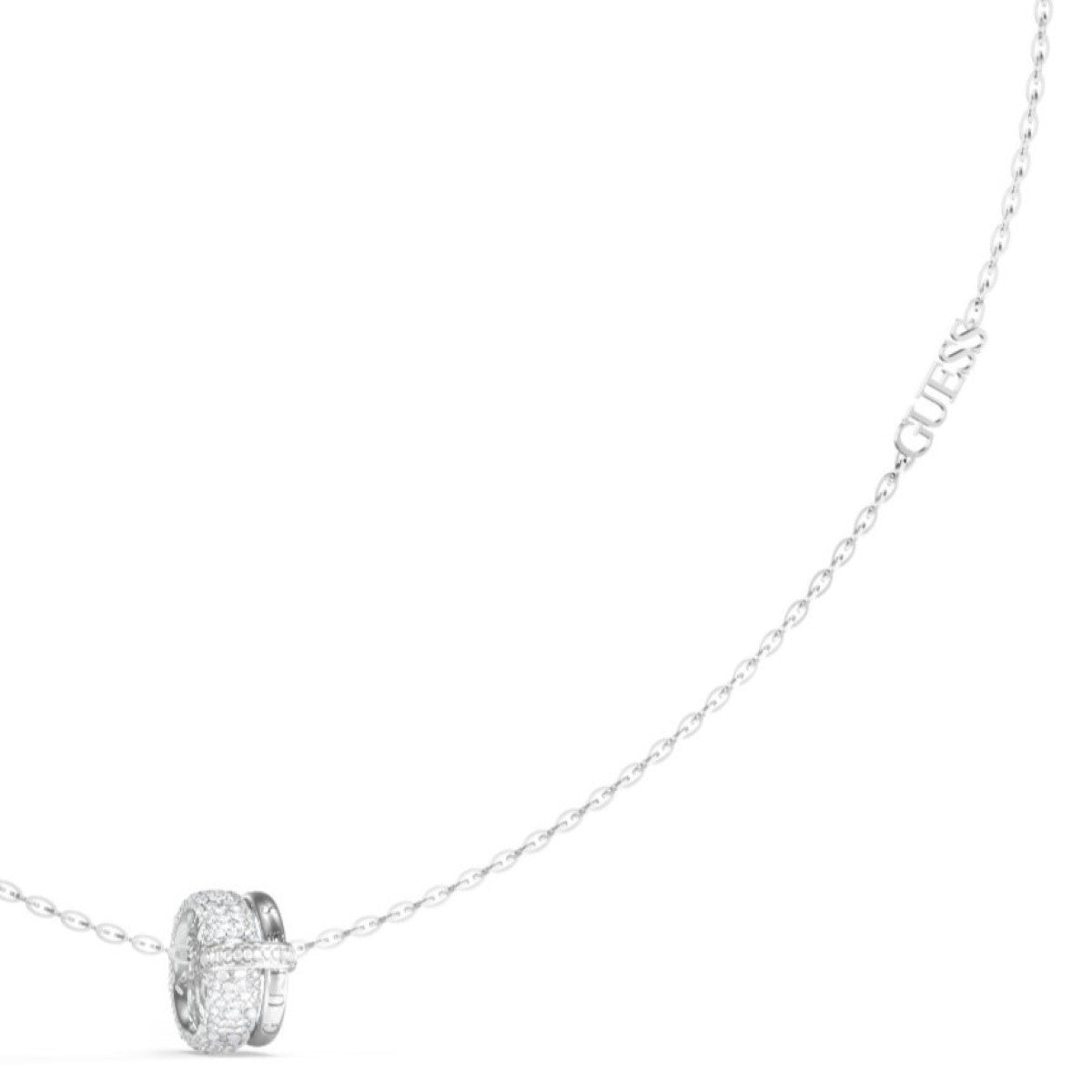 Naszyjnik stalowy z cyrkoniami - Guess Jewellery