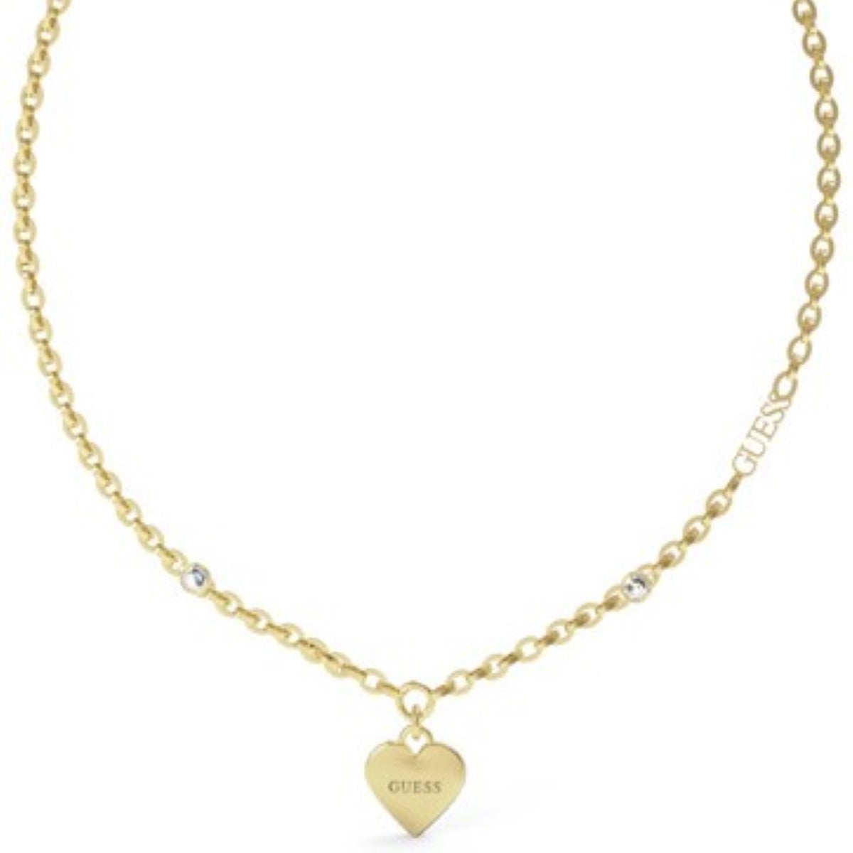 Naszyjnik stalowy - serce - Guess Falling In Love