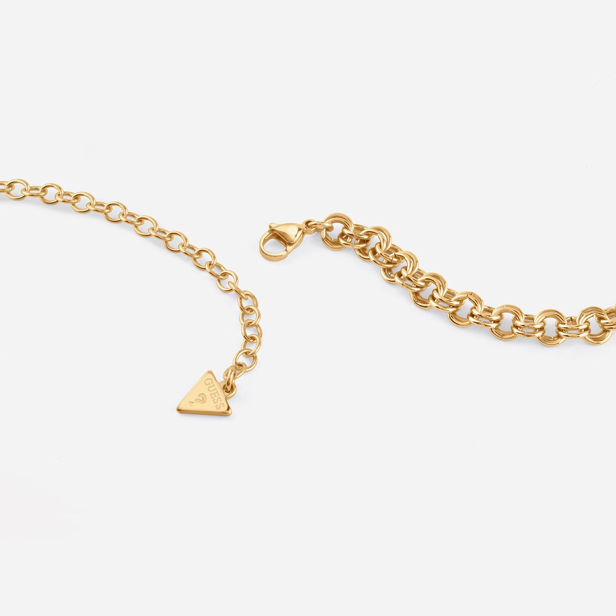 Naszyjnik stalowy - serce - Guess Vintage