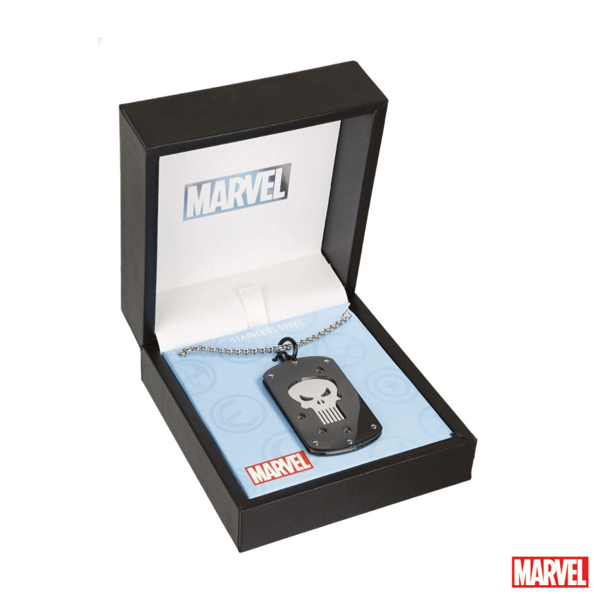 Naszyjnik stalowy - Punisher - Marvel