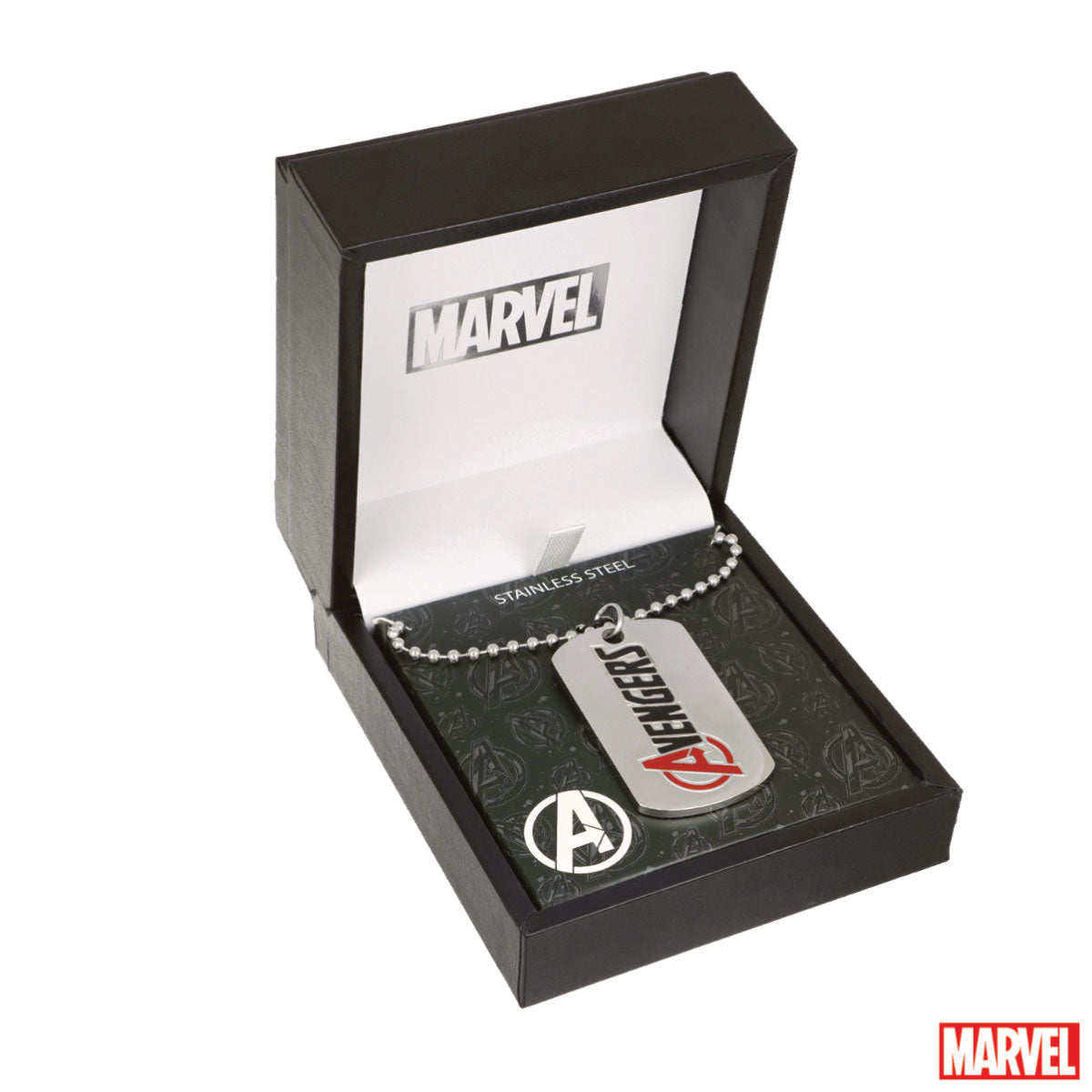 Naszyjnik stalowy z emalią - Avengers - Marvel