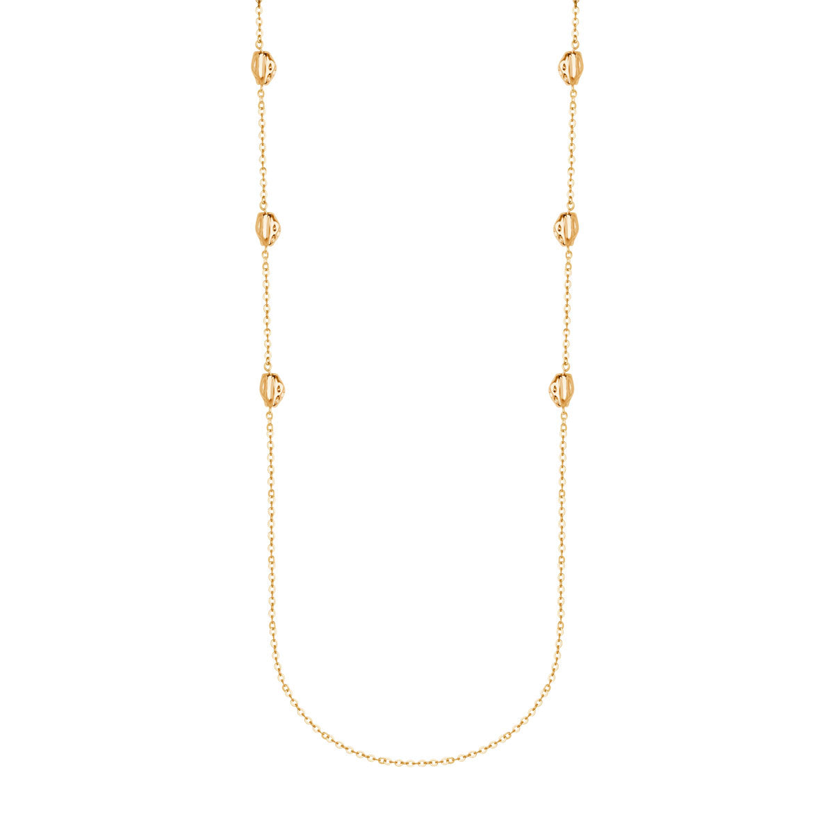 Naszyjnik z mosiądzu pozłacanego - Moderno