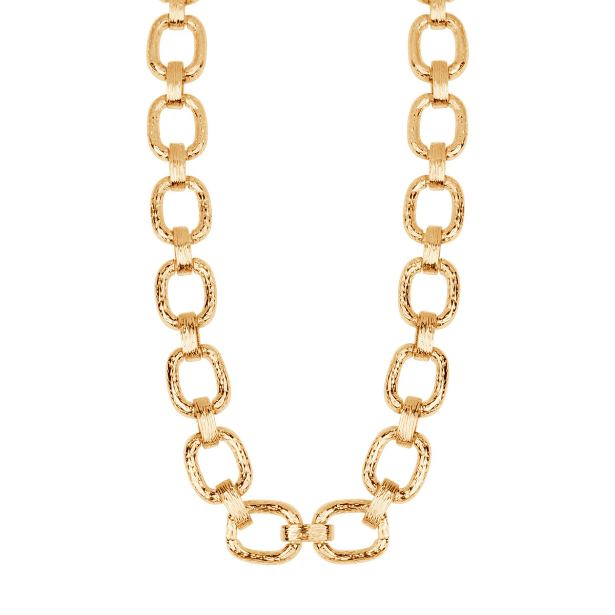 Naszyjnik z mosiądzu pozłacanego - Moderno