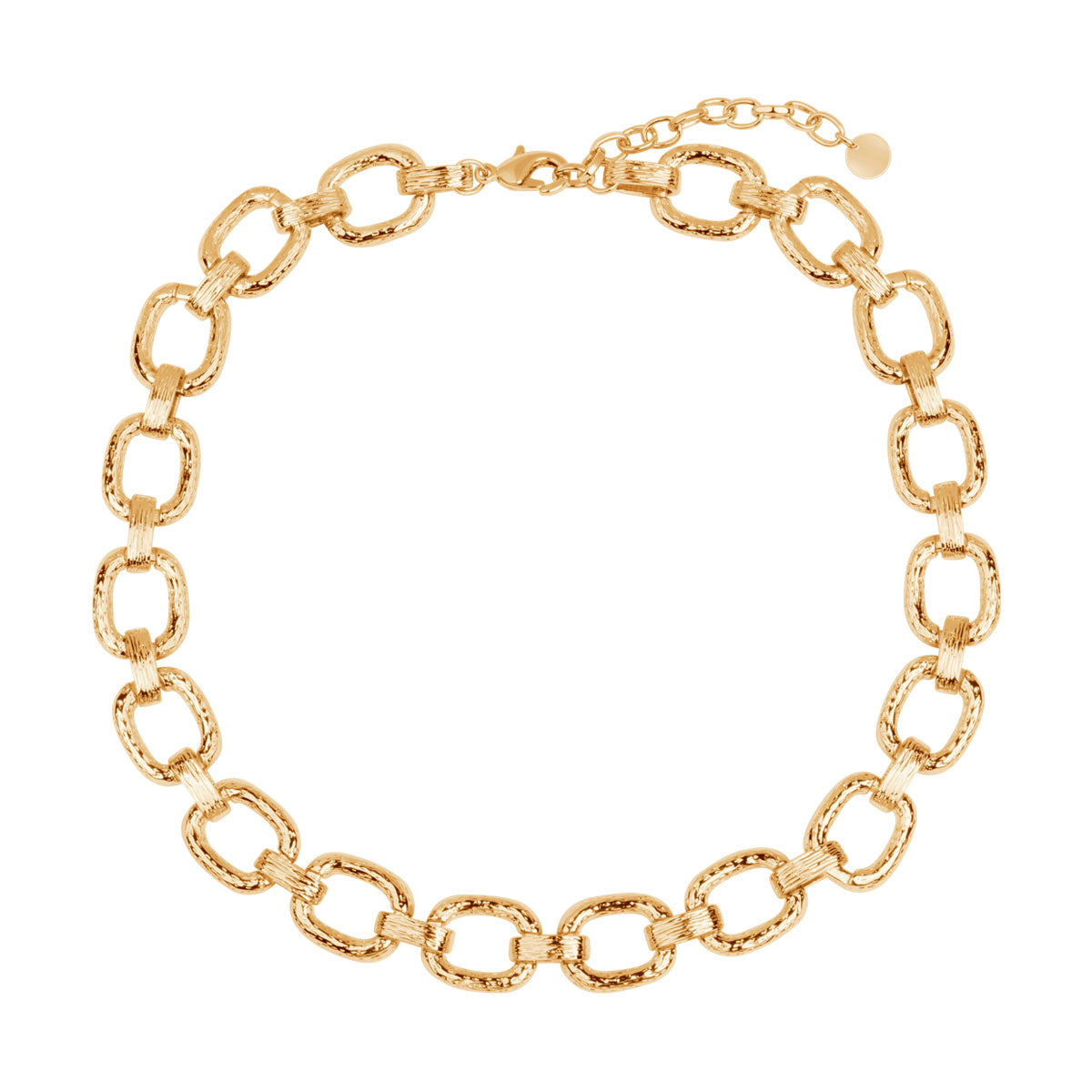 Naszyjnik z mosiądzu pozłacanego - Moderno