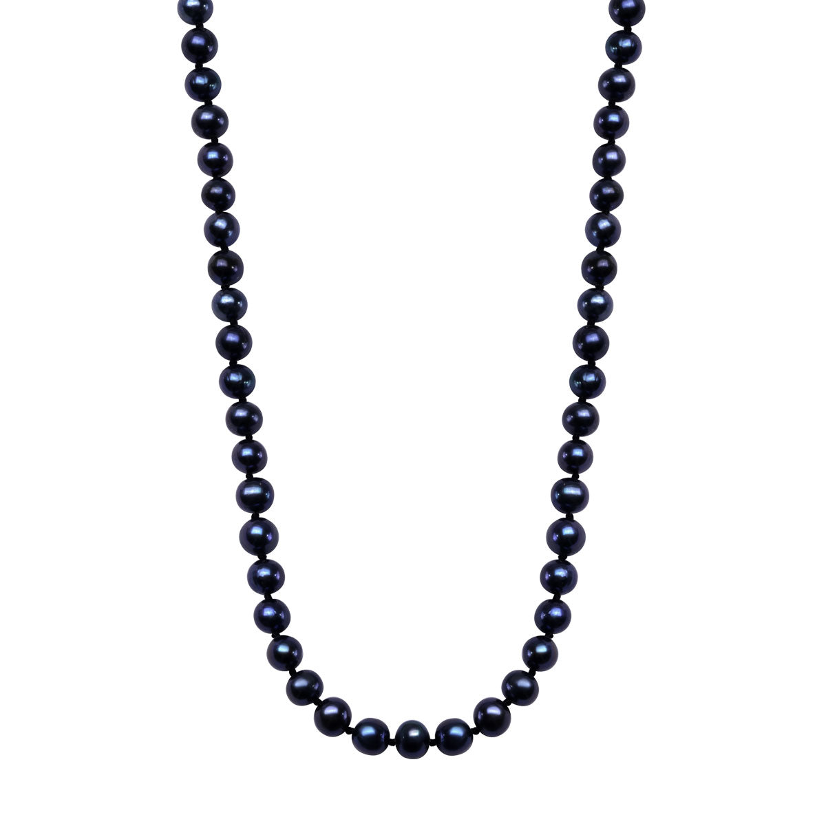 Naszyjnik z czarnych pereł