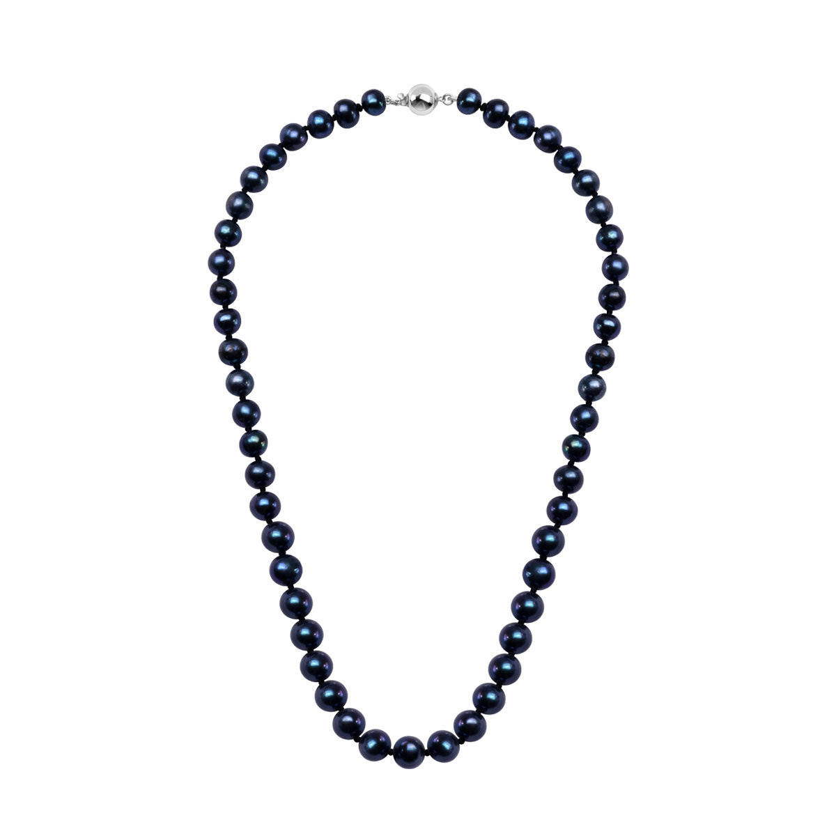 Naszyjnik z czarnych pereł