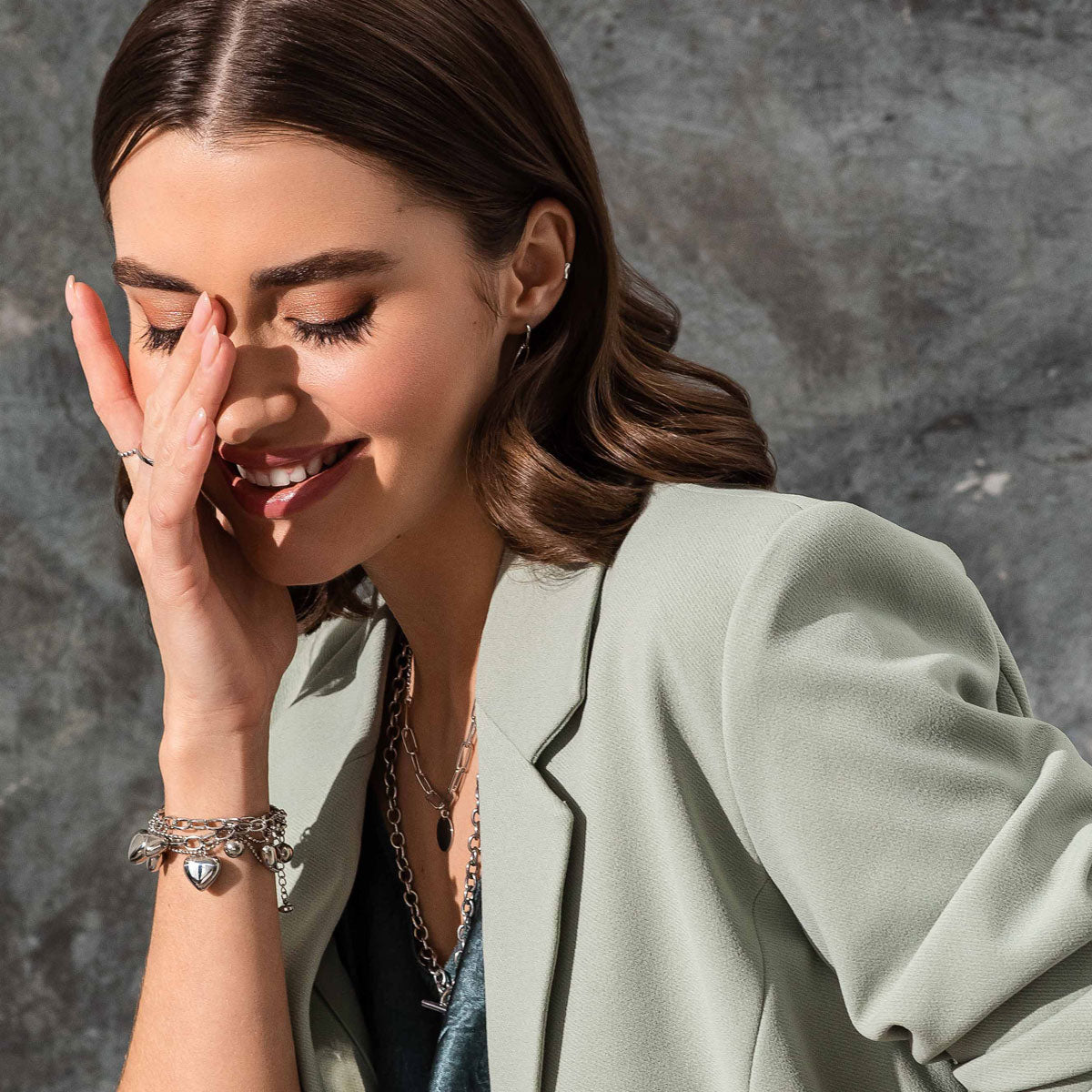 Naszyjnik srebrny - Senza