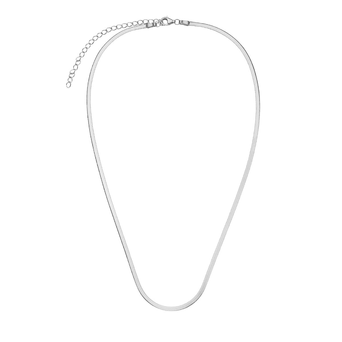 Naszyjnik srebrny - żmijka