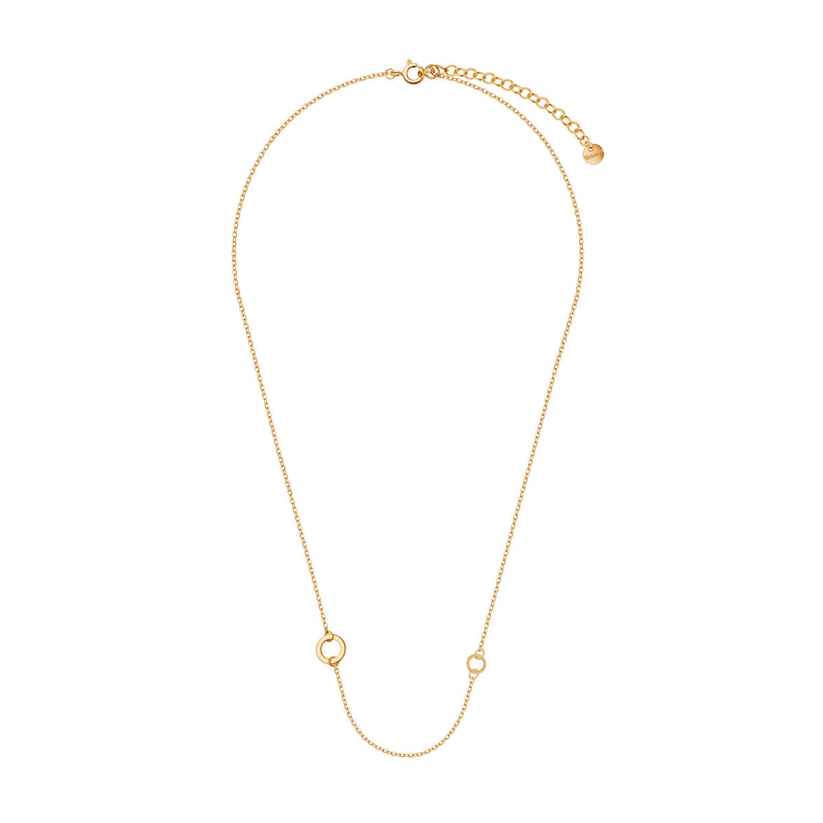 Naszyjnik srebrny pozłacany - Mommy & Me