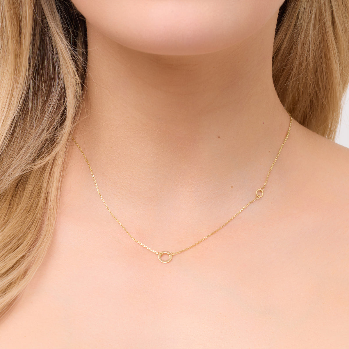 Naszyjnik srebrny pozłacany - Mommy & Me