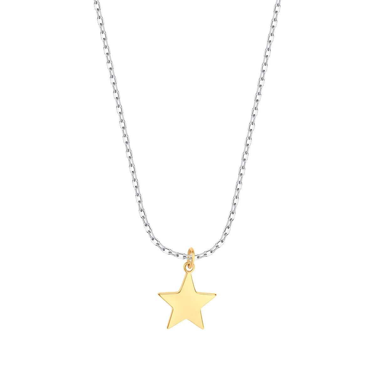 Naszyjnik srebrny - gwiazdka