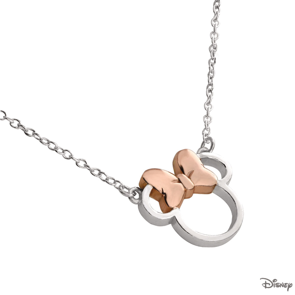 Naszyjnik srebrny - Myszka Minnie - Disney