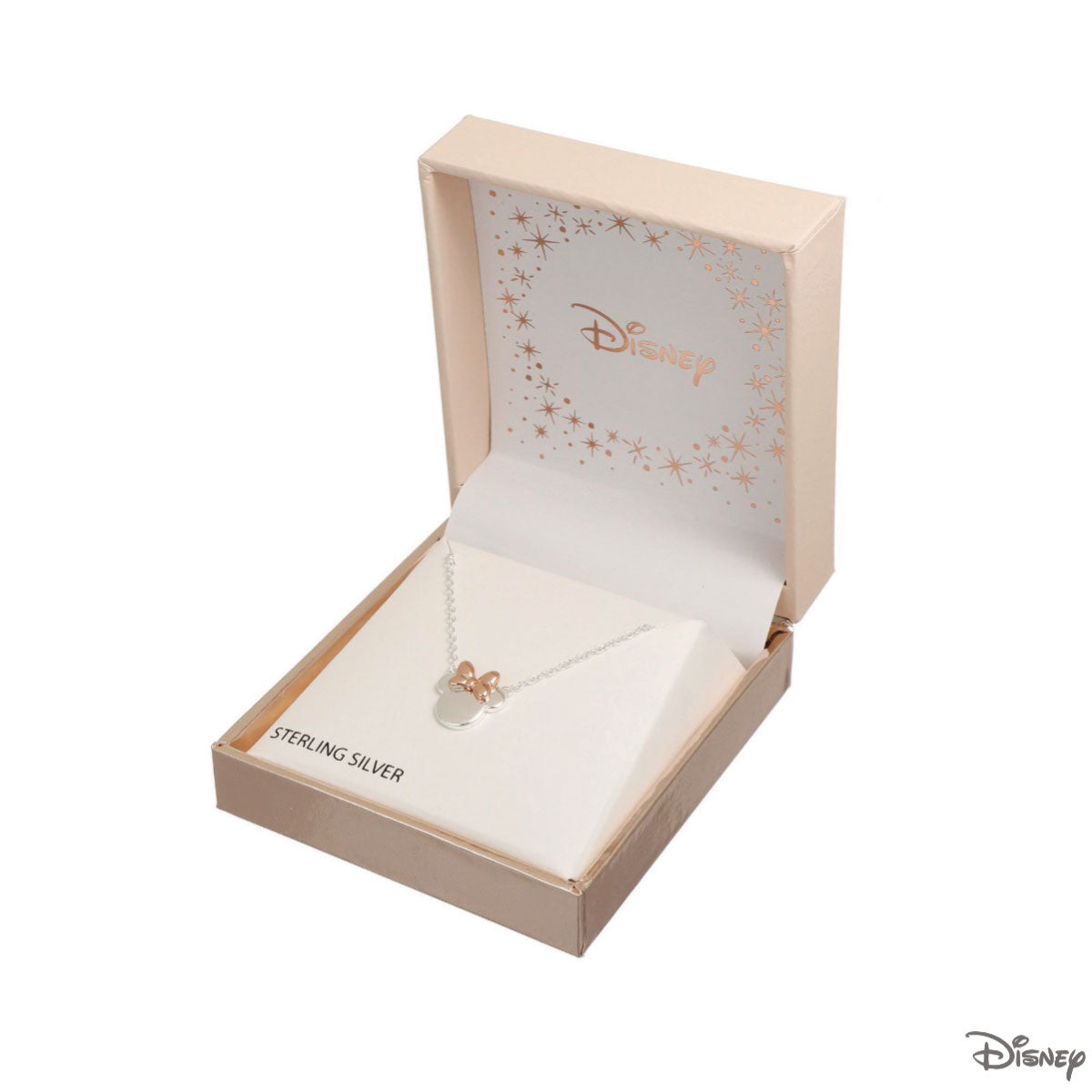 Naszyjnik srebrny - Myszka Minnie - Disney