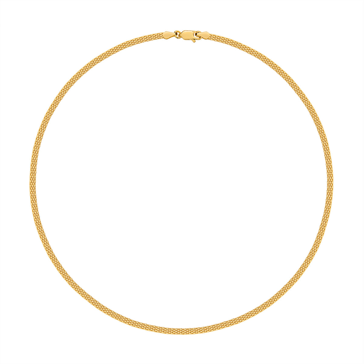 Naszyjnik srebrny pozłacany