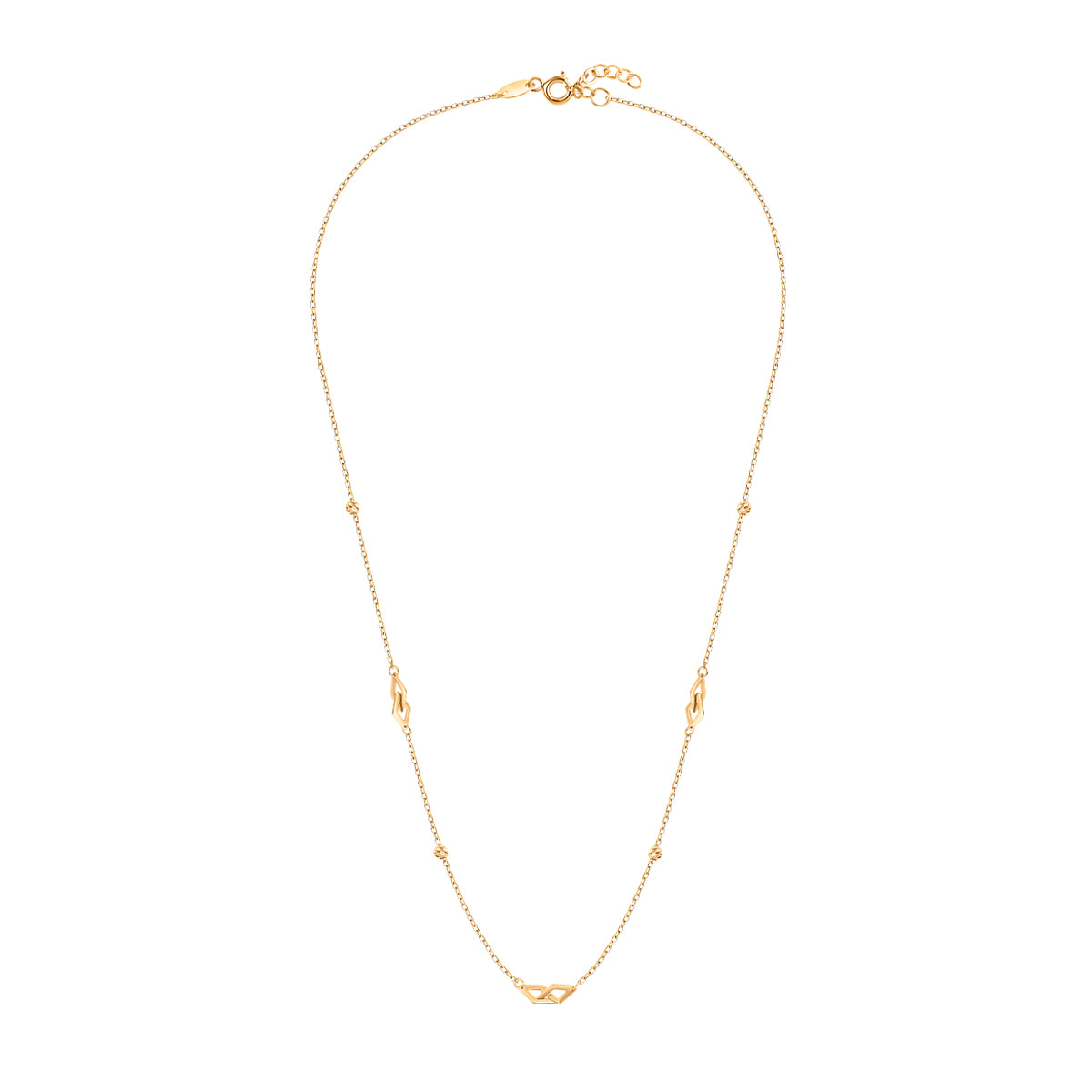 Naszyjnik złoty - kulki