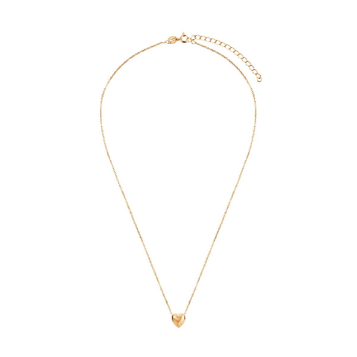 Naszyjnik złoty - serce