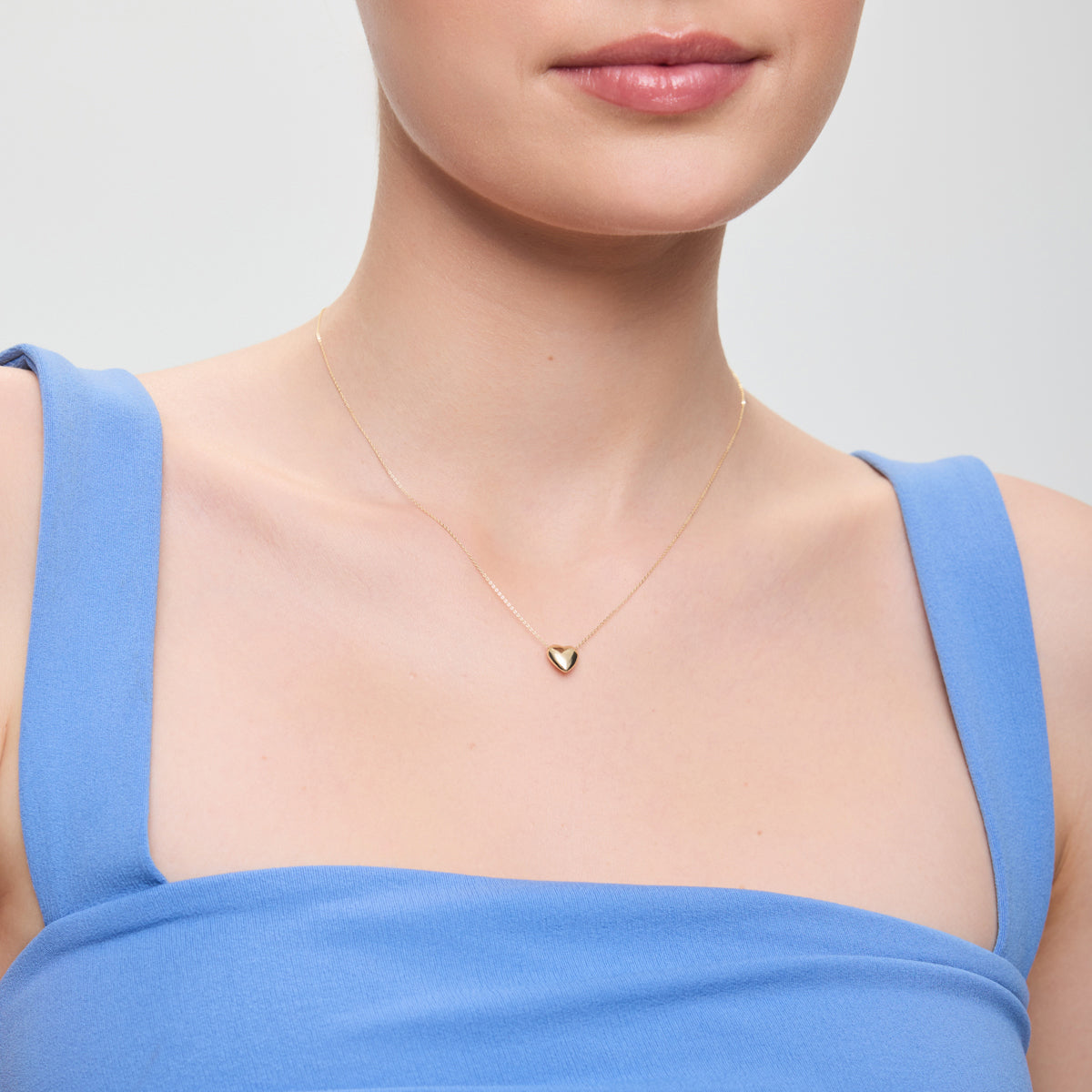 Naszyjnik złoty - serce