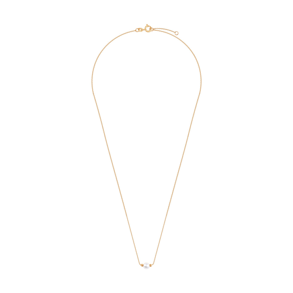 Naszyjnik złoty z perłą