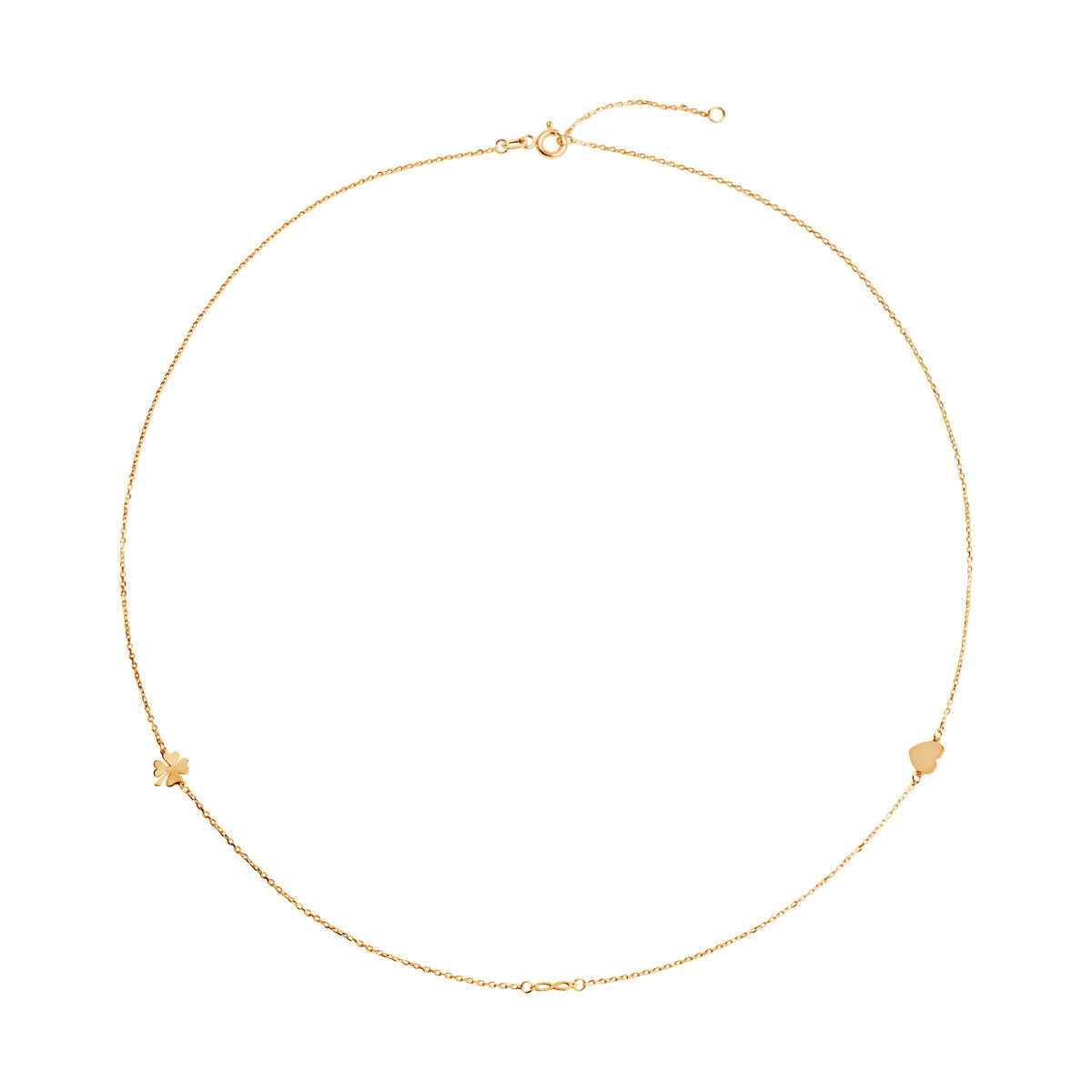 Naszyjnik złoty - na szczęście